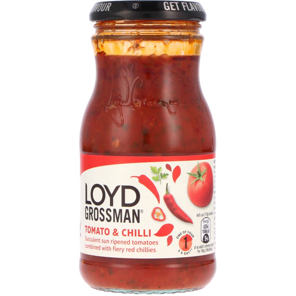  - Molho Loyd Grossman Tomate & Chili 350g (1)