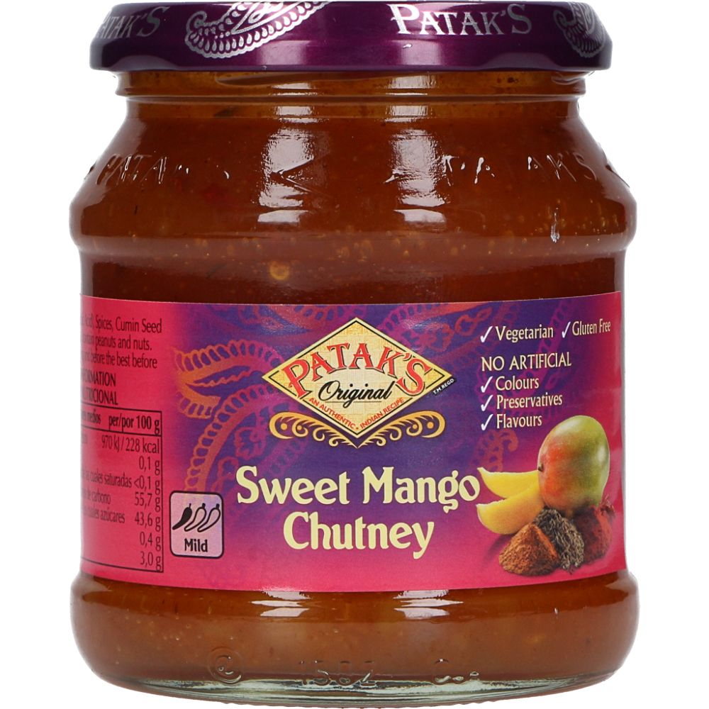  - Mango Chutney Sweet Pataks Sauce 340g (2)