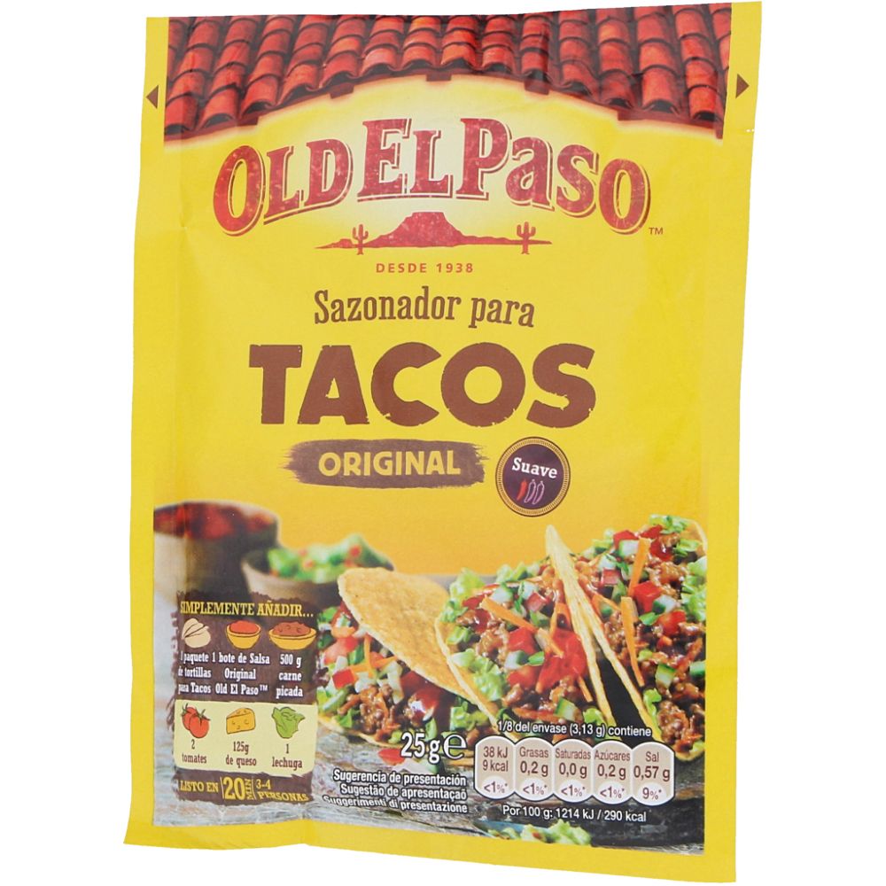  - Molho Old El Paso Taco Seasoning Mix 25 g (1)