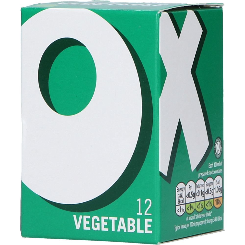  - Oxo Vegetable Stock Cubes 12 pc = 71 g (1)