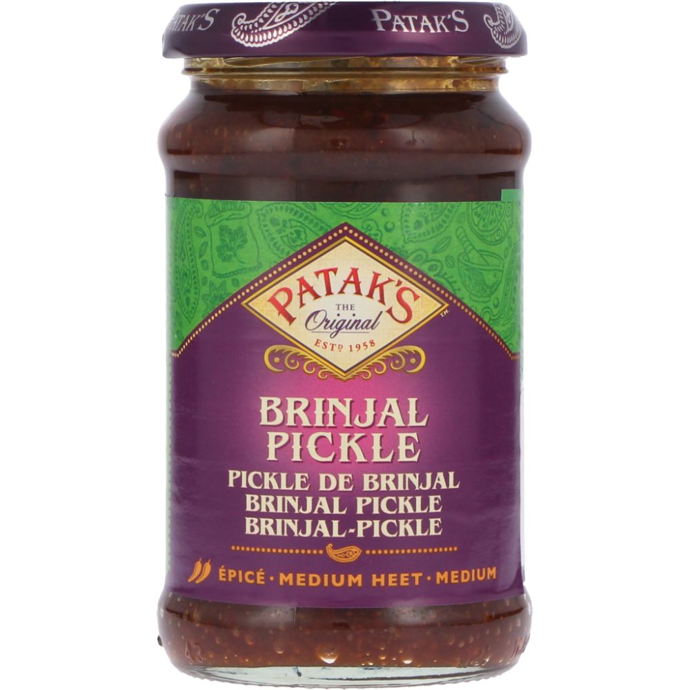  - Pickles Patak`s Beringela Médio Frasco 312 g (1)