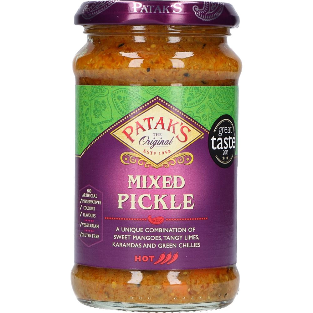  - Pickles Patak`s Mistos Picantes 283 g (1)