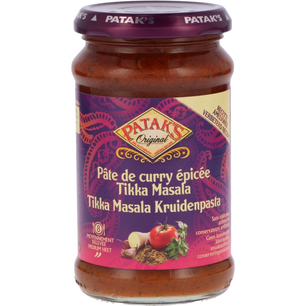  - Patak`s Tikka Masala Spice Paste Medium Hot Jar 283 g (1)