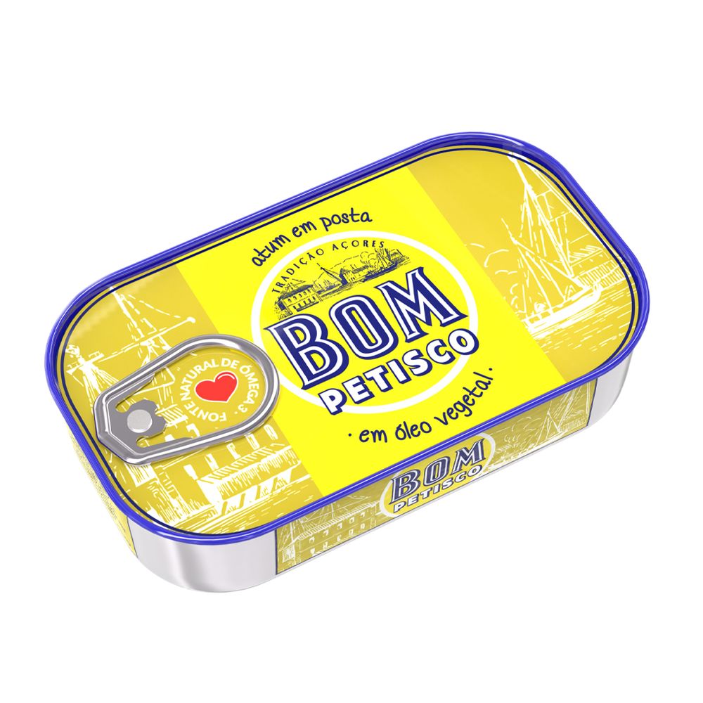  - Bom Petisco Tuna in Vegetable Oil 120g (1)
