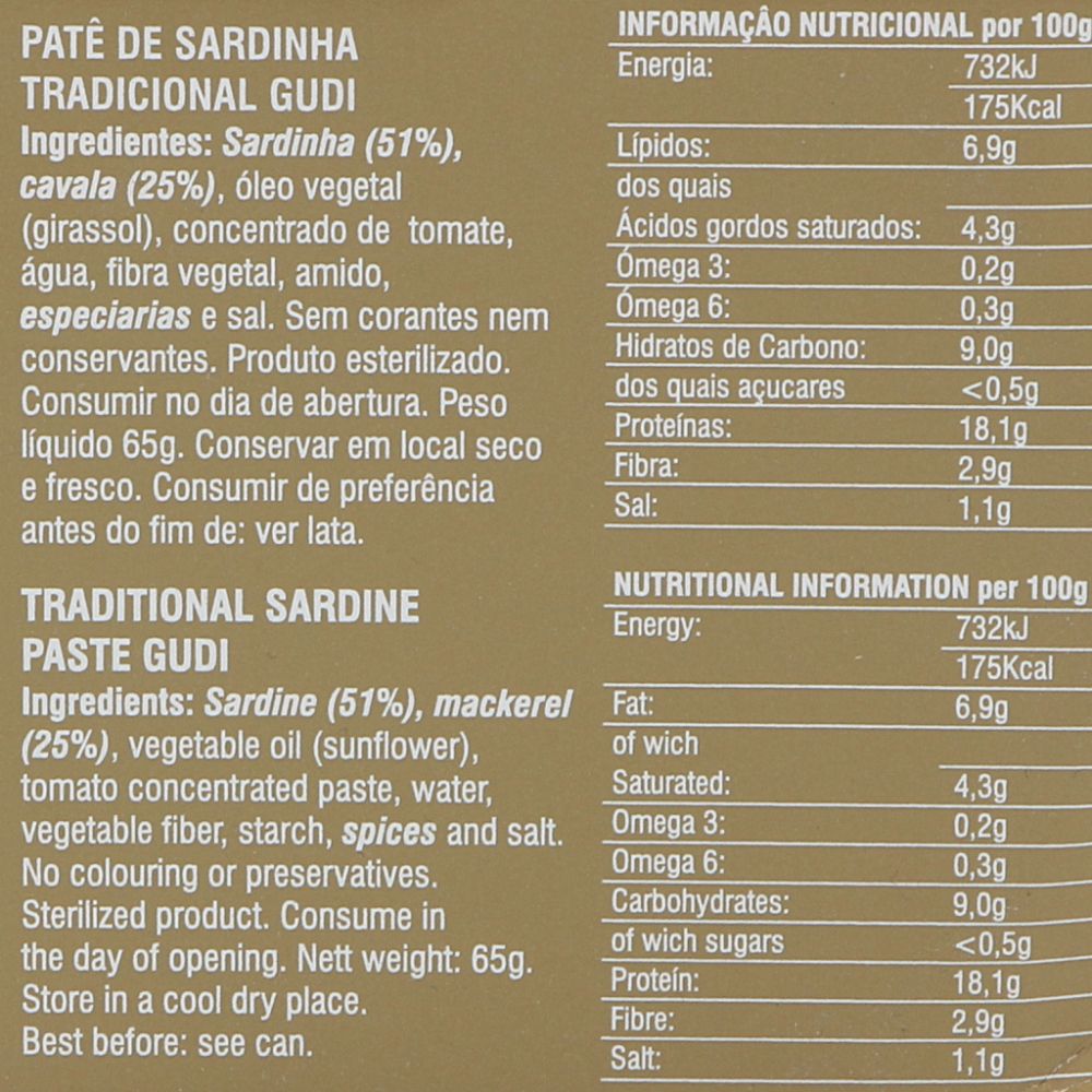  - Gudi Traditional Sardine Pâté 65g (2)
