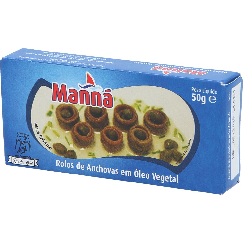  - Manná Anchovy Fillets w/ Caper 50g (1)