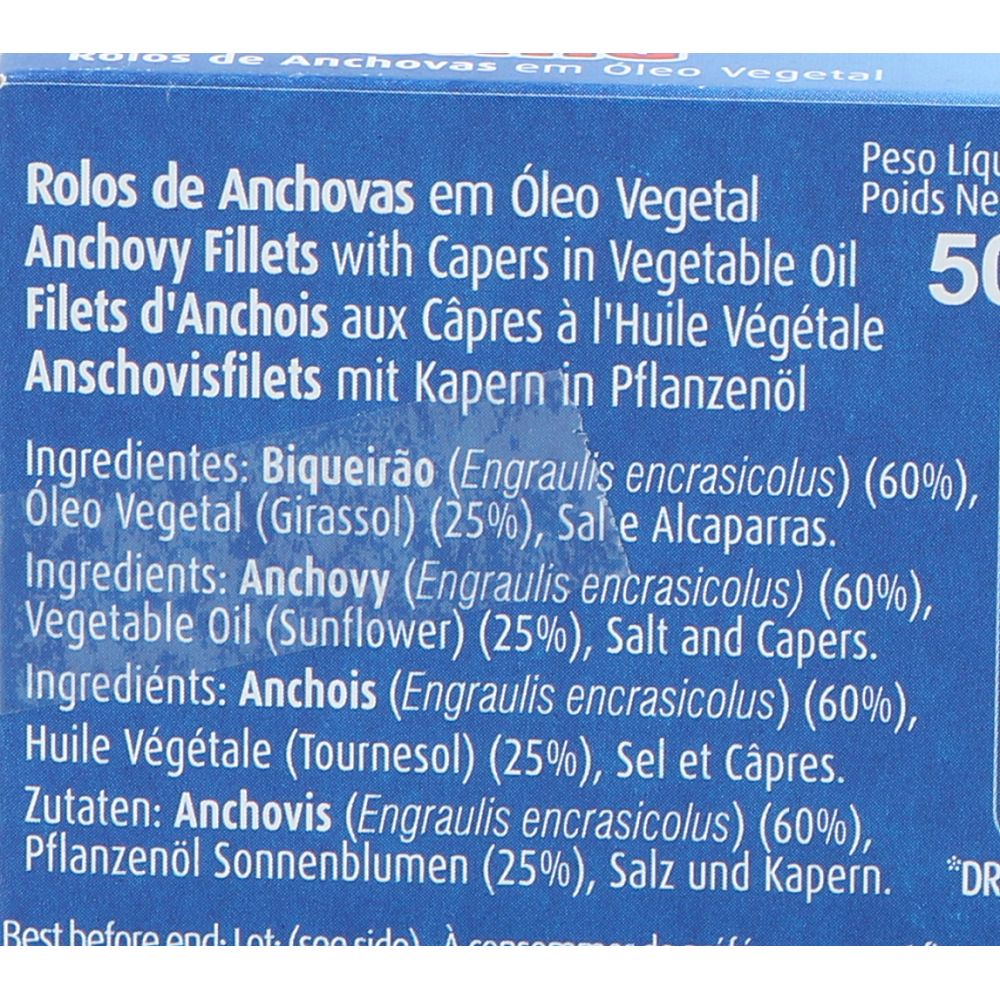  - Manná Anchovy Fillets w/ Caper 50g (3)