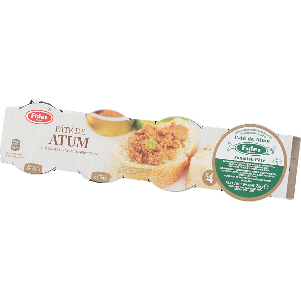  - Pasta Fides de Atum 4 x 22 g (1)