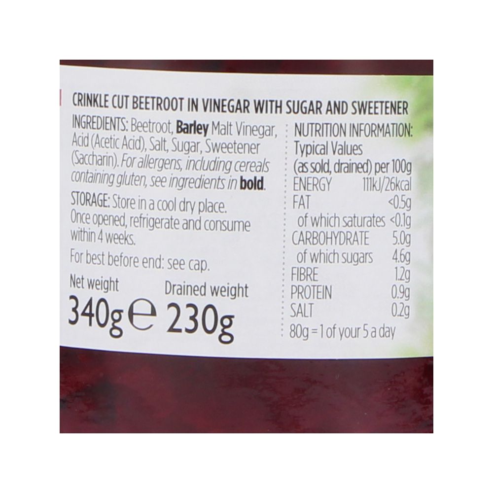  - Baxters Sliced Beetroot in Vinegar 230g (2)