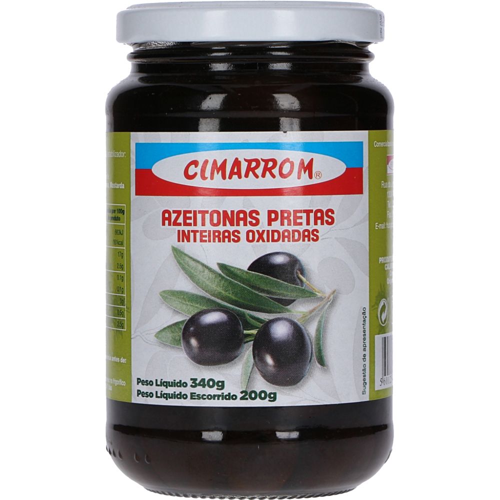  - Cimarrom Black Olives 340g (1)