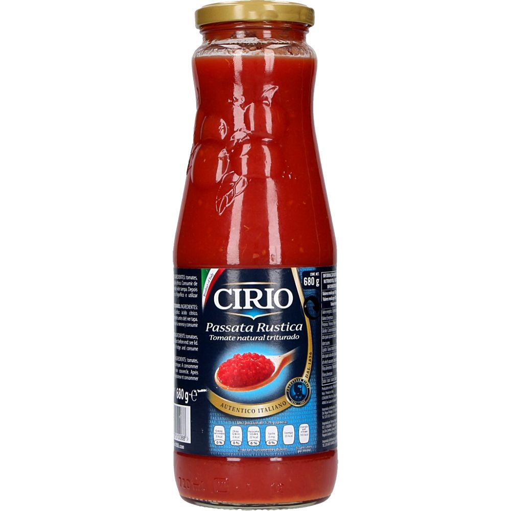  - Cirio Rustic Tomato Fruit Puree 680 g (1)