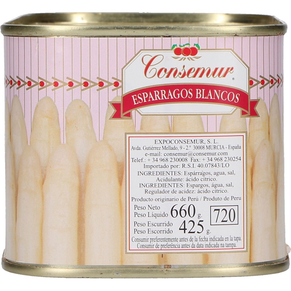  - Consemur White Asparagus 25 / 34 425g (2)