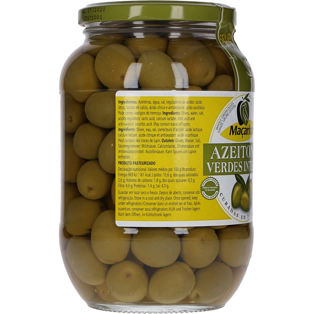  - Maçarico Whole Green Olives 520 g (2)