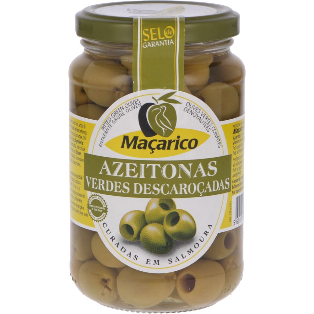  - Maçarico Seedless Green Olives 165g (1)