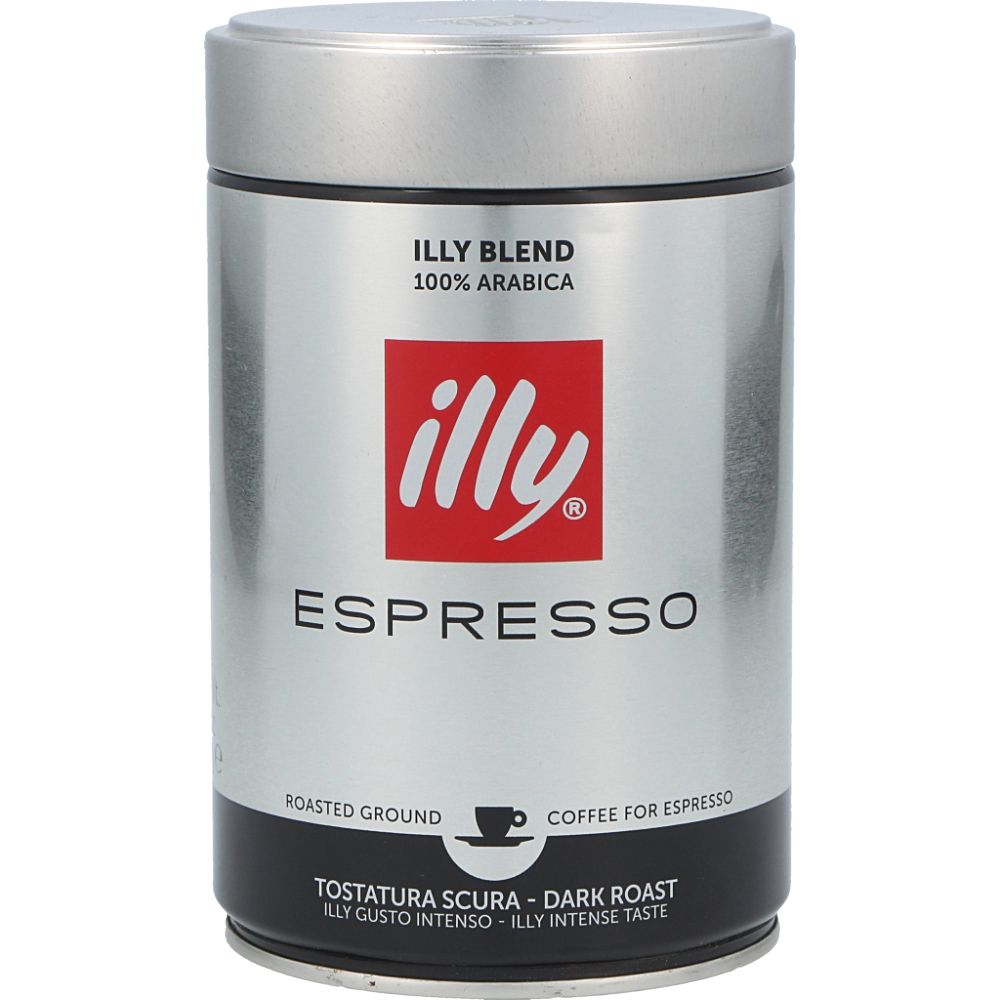  - Illy Espresso Dark Roast Ground Coffee 250g (1)