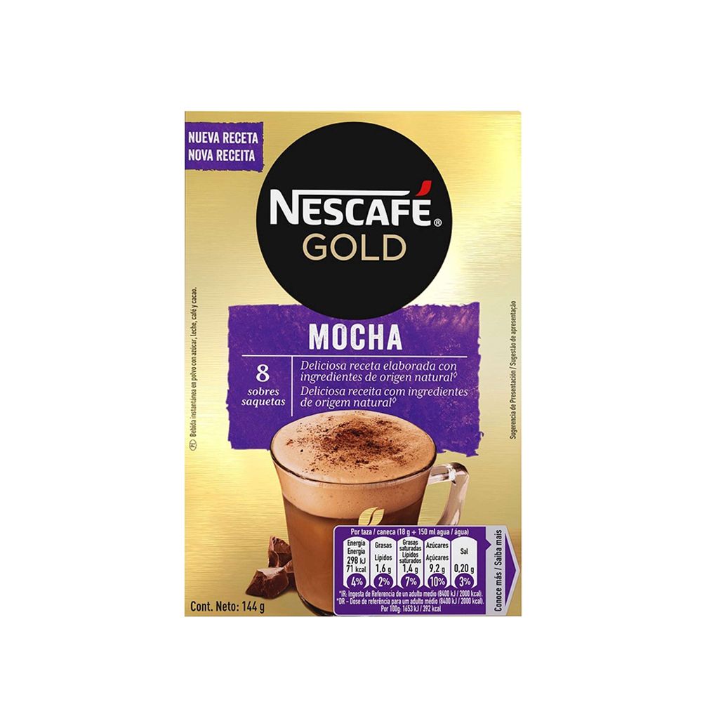  - Café Nescafé Cappuccino Vienense 8 Saquetas 144 g (1)