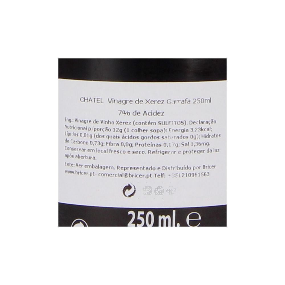  - Chatel Sherry Vinegar 250mL (2)