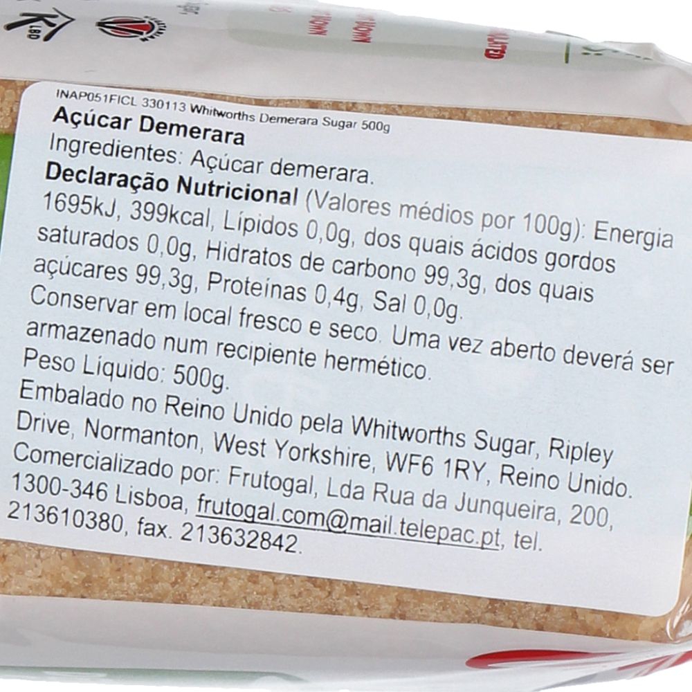  - Açúcar Whitworths Demerara 500g (2)