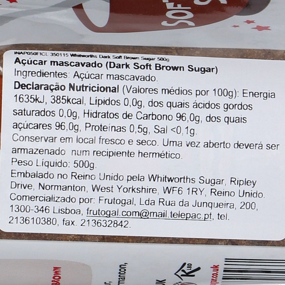  - Açúcar Whitworths Dark Soft 500g (2)