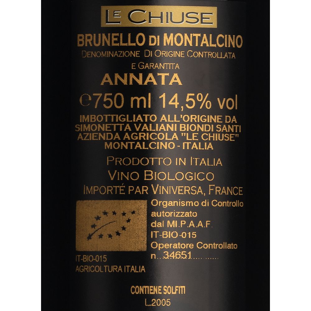  - Le Chiuse Brunello Montal 2016 Red Wine 75cl (2)