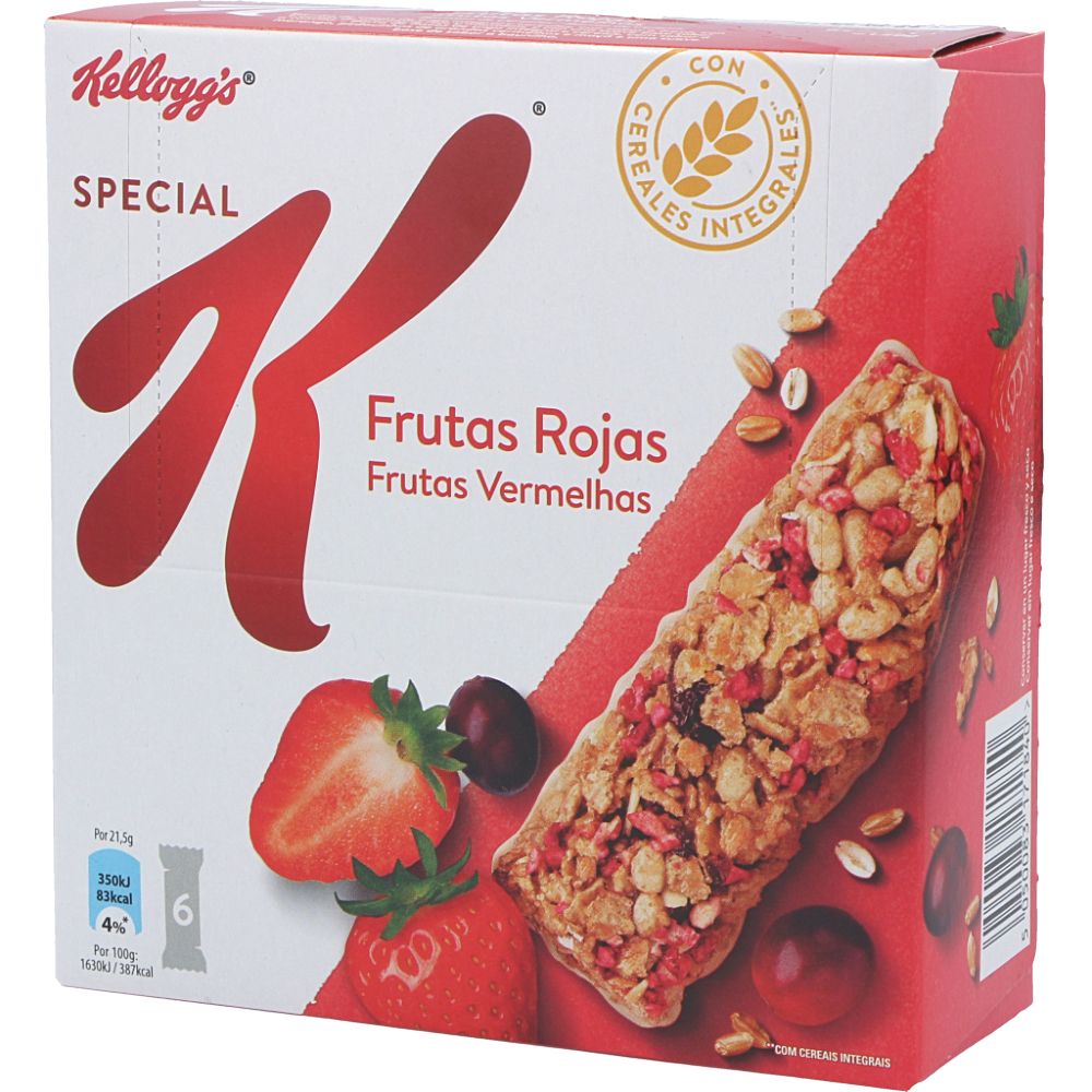  - Barra Cereais Kellogg`s Special K Frutos Vermelhos 6 x 21.5 g (1)