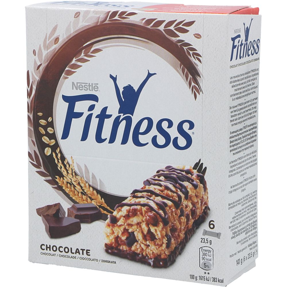  - Barra Cereais Nestlé Fitness c/ Chocolate 6 x 23.5 g (1)