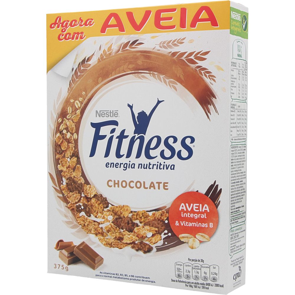  - Nestlé Chocolate Fitness Breakfast Cereal 375g (1)