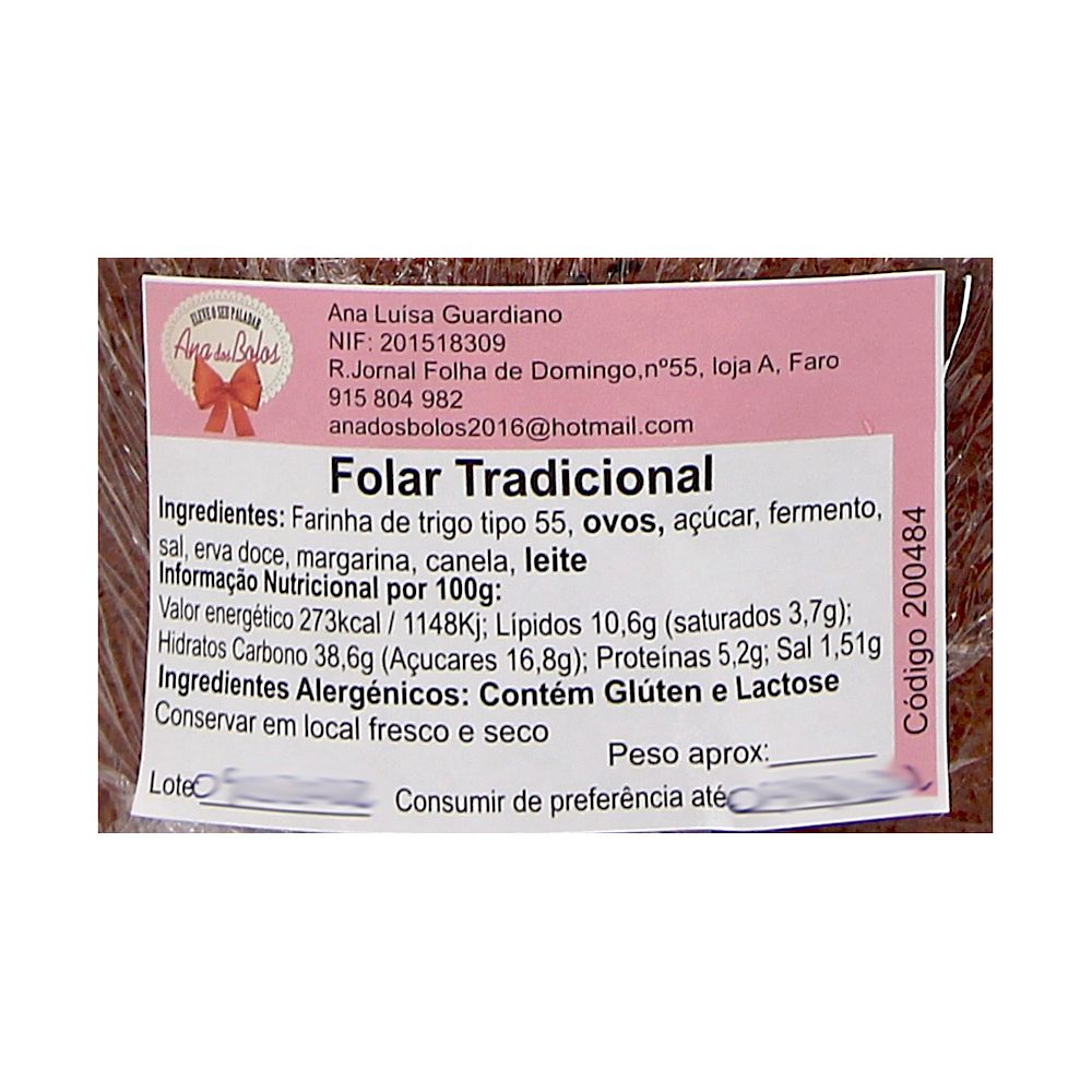  - Traditional Folar Cake 700g (2)