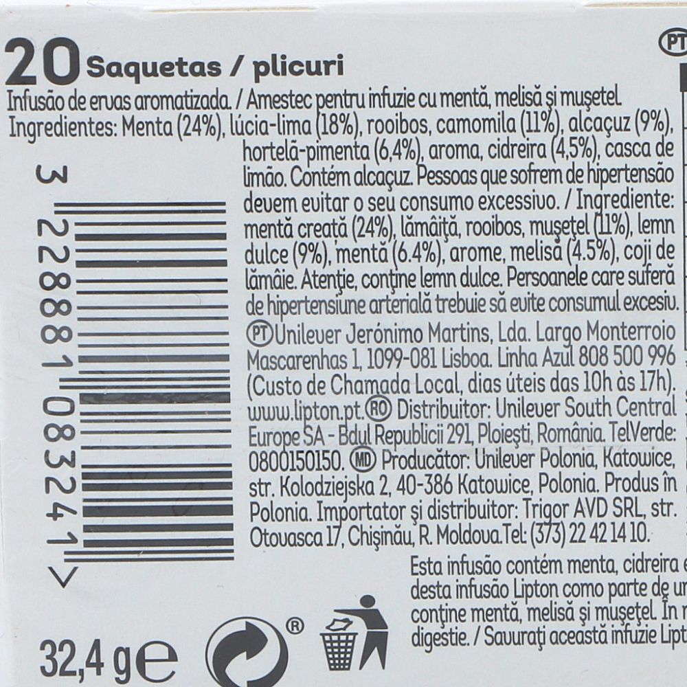  - Lipton Smooth Digestion Infusion 20 Sachets = 32.4g (2)