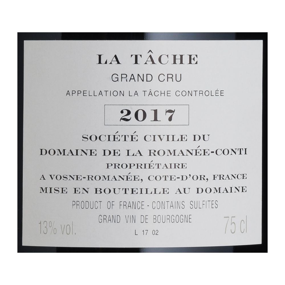  - Romaneé-Conti La Tache 2017 Red Wine 75cl (2)