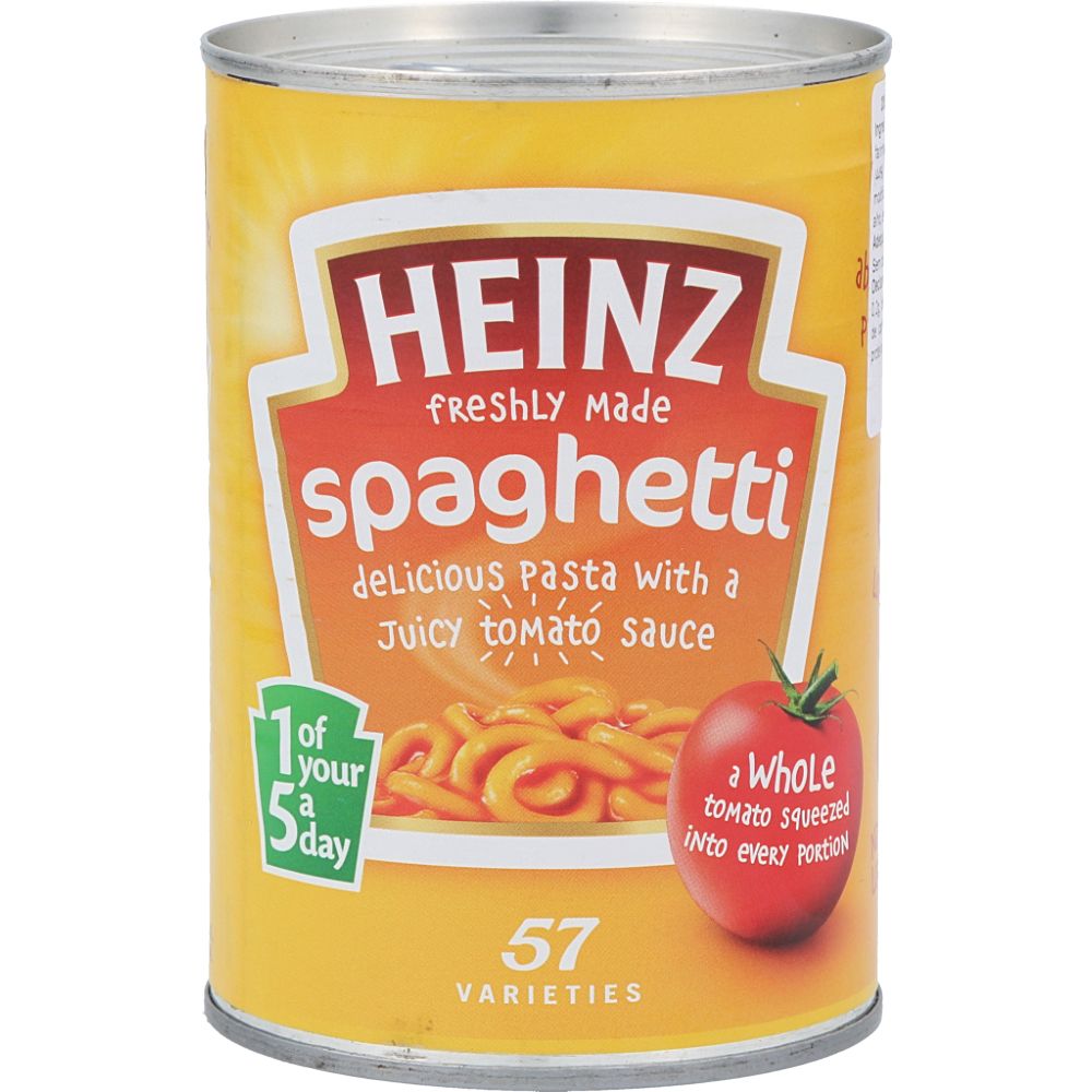  - Heinz Spaghetti in Tomato Sauce 400g (1)