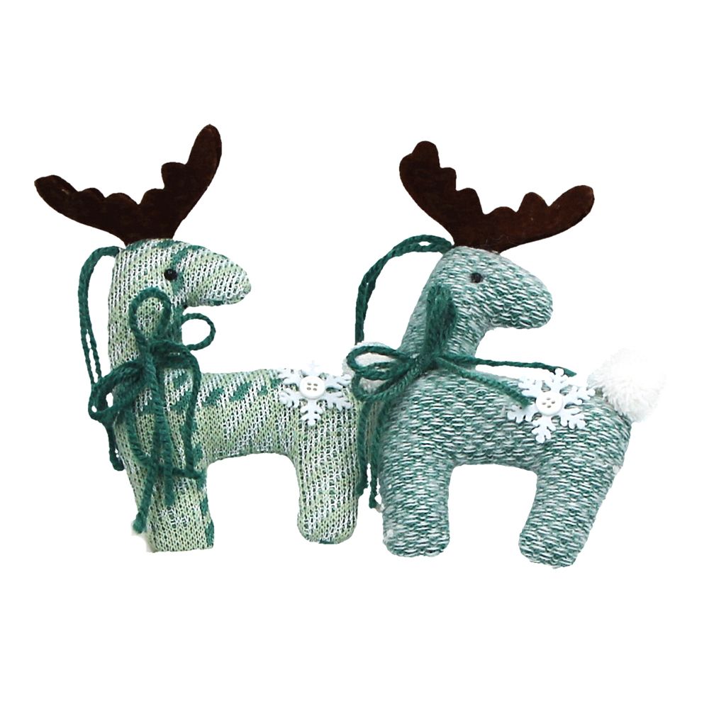  - Green Reindeer Ornament (1)