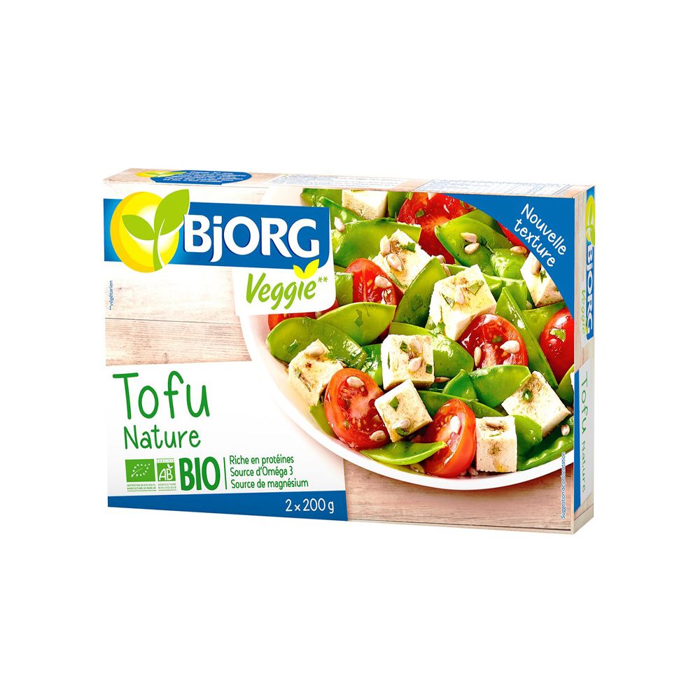  - Bjorg Plain Organic Tofu 2 x 200g (1)