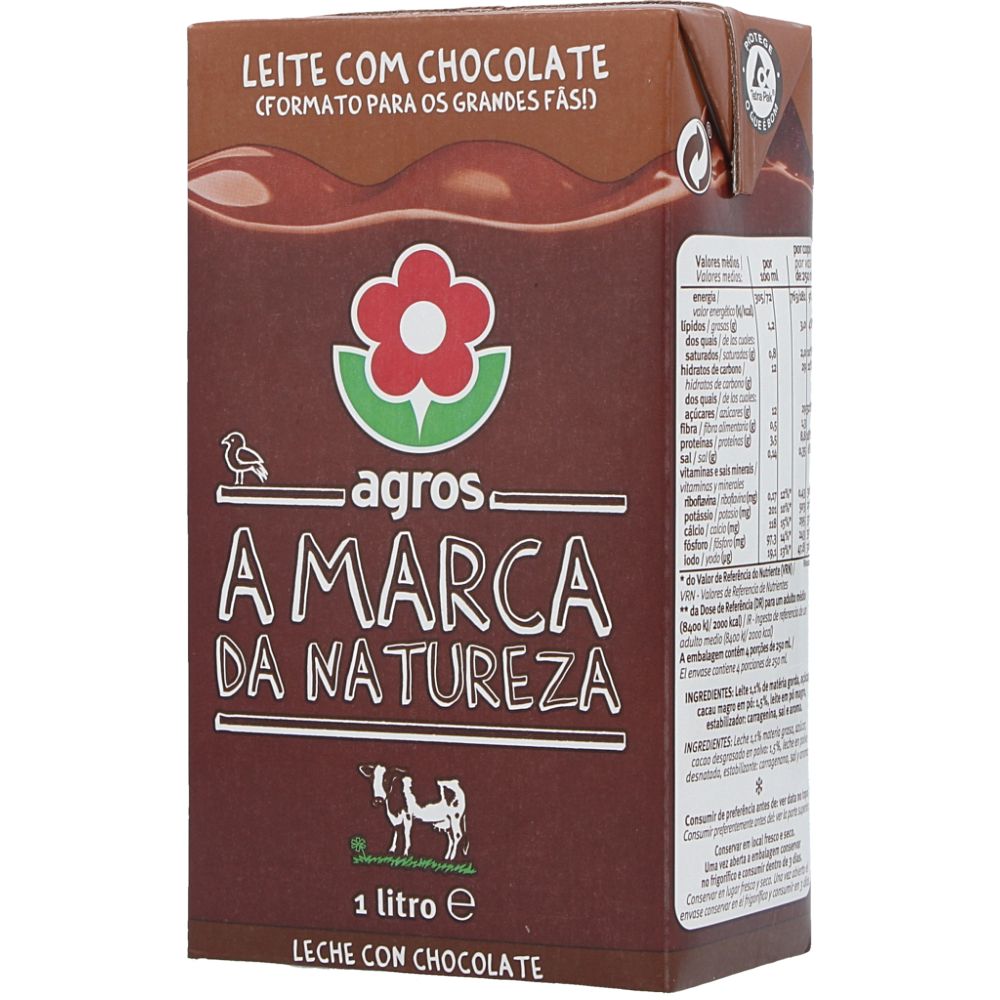  - Agros Chocolate Milk 1L (1)