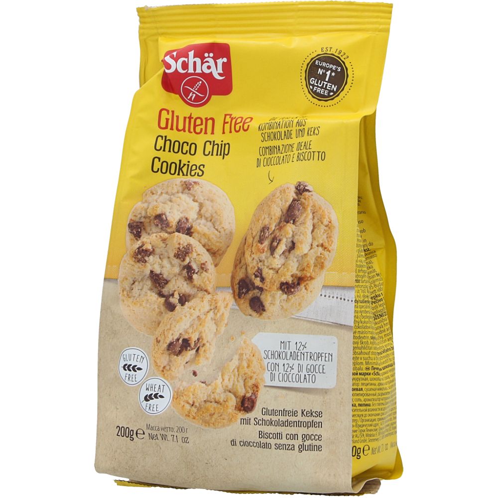  - Schär Gluten Free Chocolate Chip Cookies 200g (1)