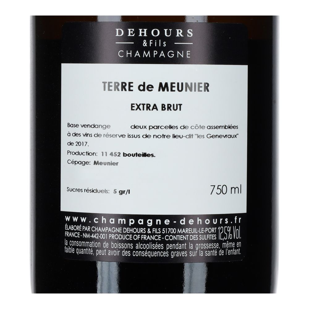  - Dehours & Fills Terre de Meunier Extra Brut Champagne 75cl (2)