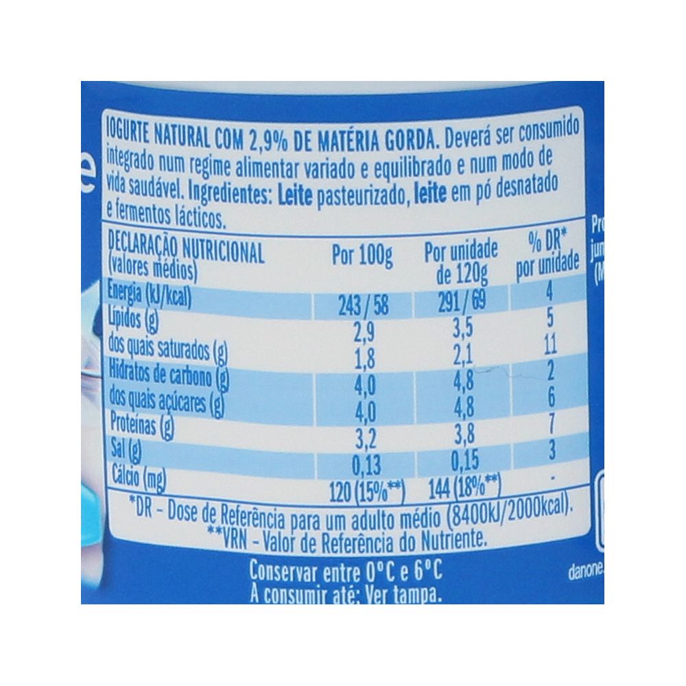 - Danone Pure Natural Yogurt 4 x 120g (2)