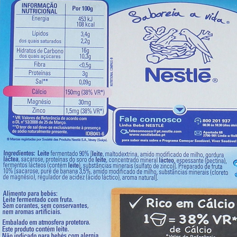  - Sobremesa Láctea Nestlé Iogolino Banana 4 x 100g (2)