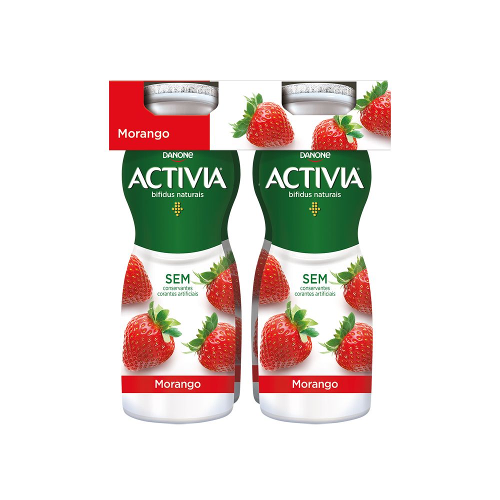  - Danone Activia Strawberry Yogurt Drink 4 x 160g (1)
