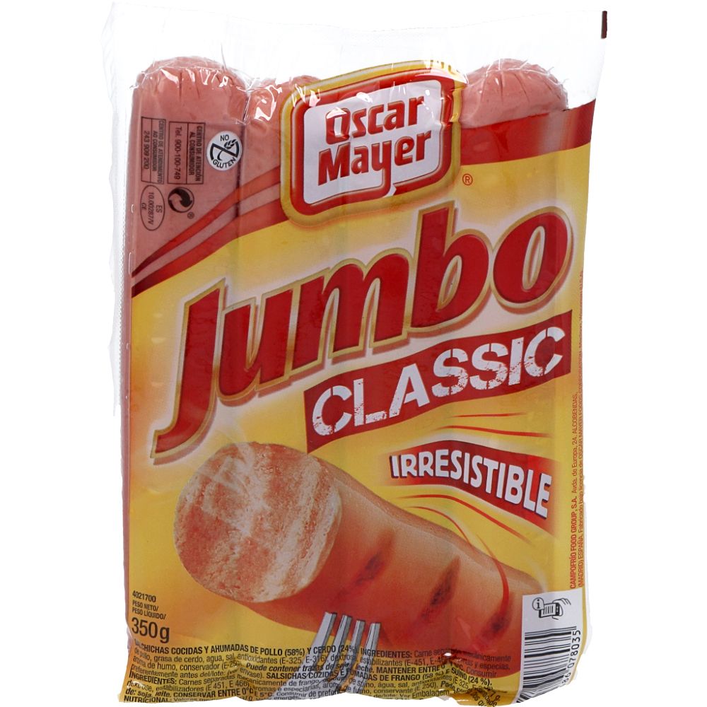  - Oscar Mayer Jumbo Classic Sausages 350g (1)