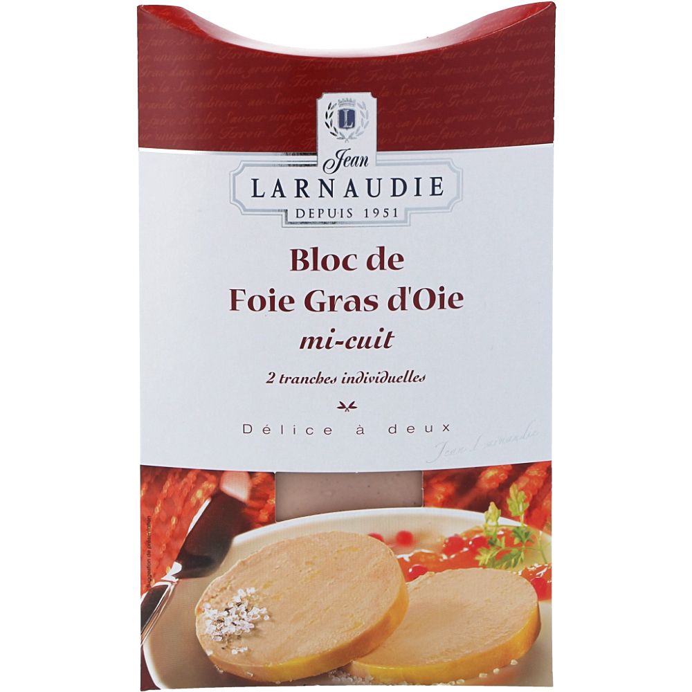  - Jean Larnaudie Block D`Oie Foie Gras 2 x 40g (1)