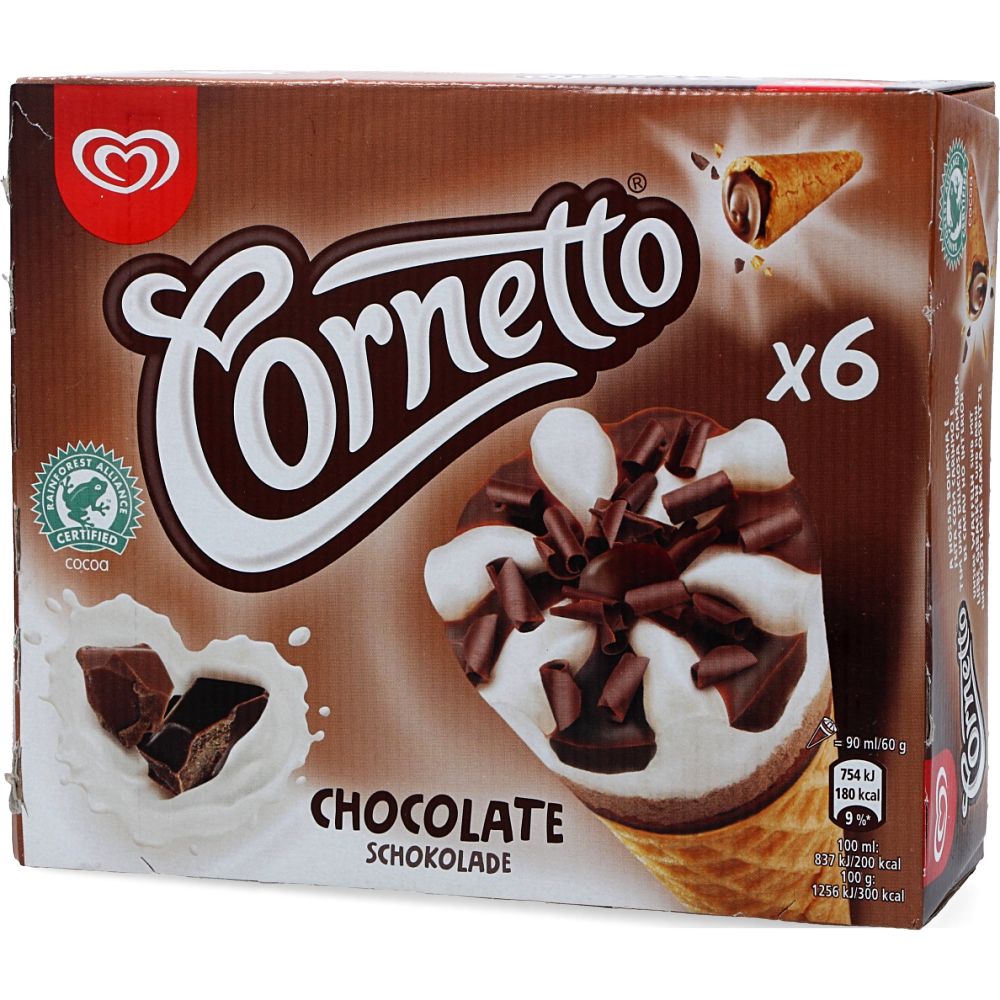 - Gelado Cornetto Chocolate 6 x 90 mL (1)
