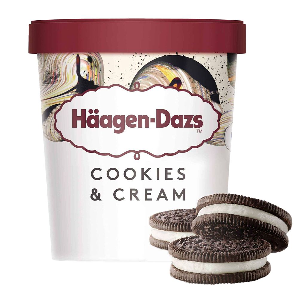  - Gelado Häagen-Dazs Cookies Cream 460 mL (1)