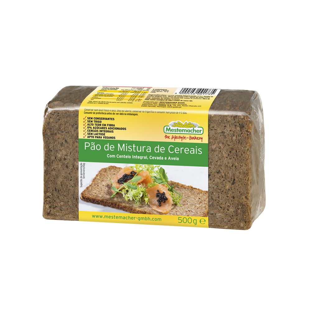  - Mestemacher Wholemeal German Rye / Barley / Oat Bread 500g (1)