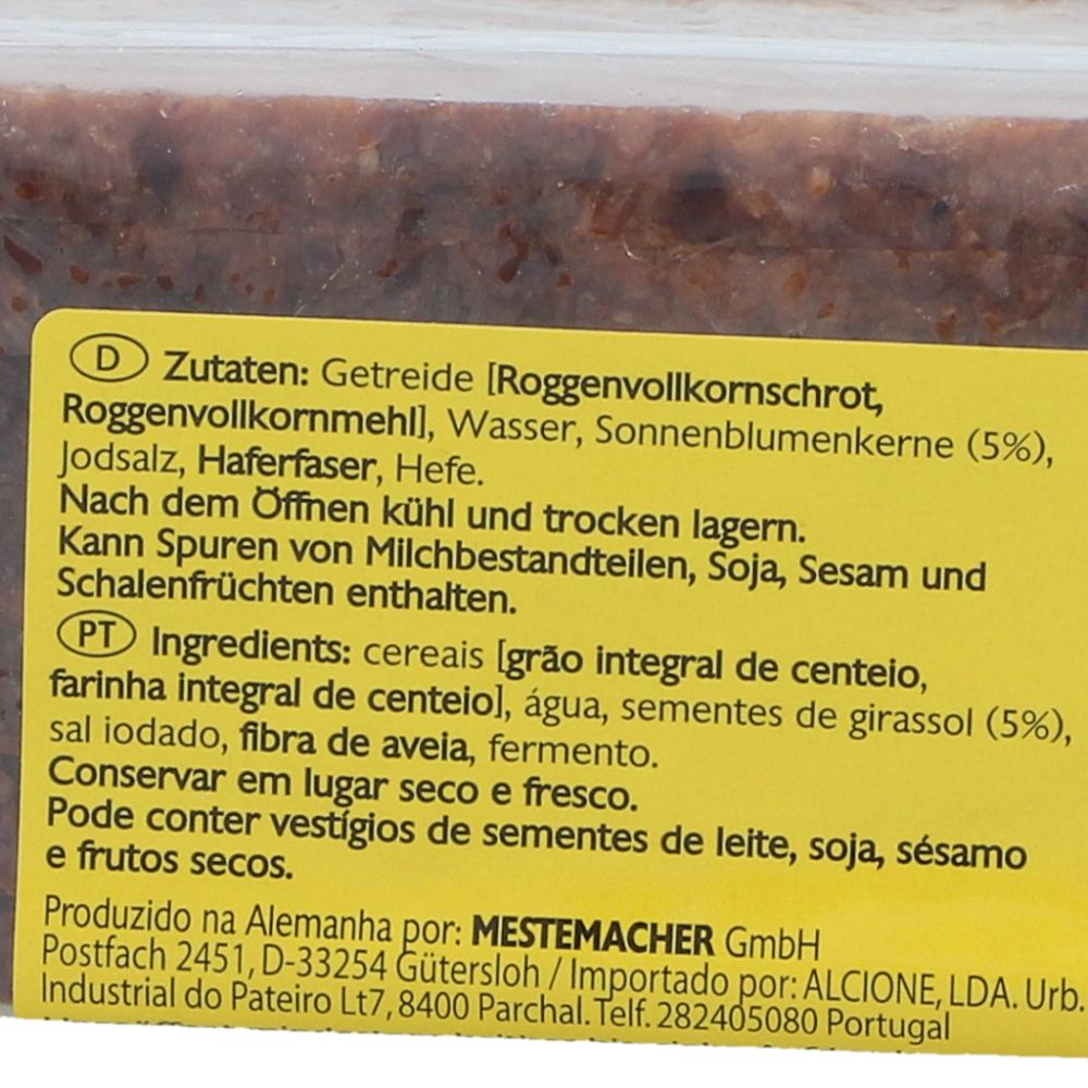  - Mestemacher Wholemeal German Rye Bread w/ Sunflower Seeds 500g (3)