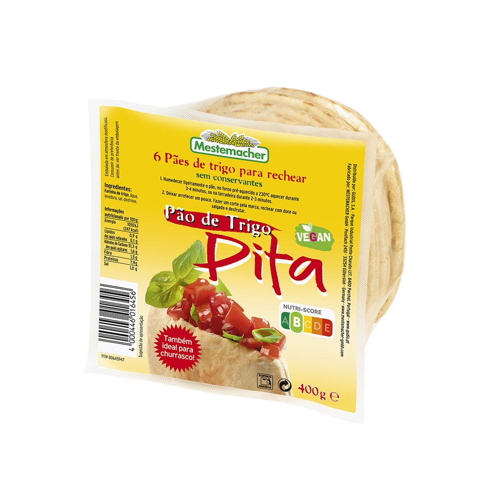  - Mestemacher Pita Bread 400g 6un (1)