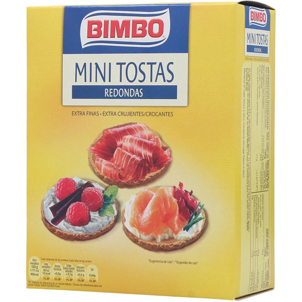  - Bimbo Round Mini Toast 250g (1)