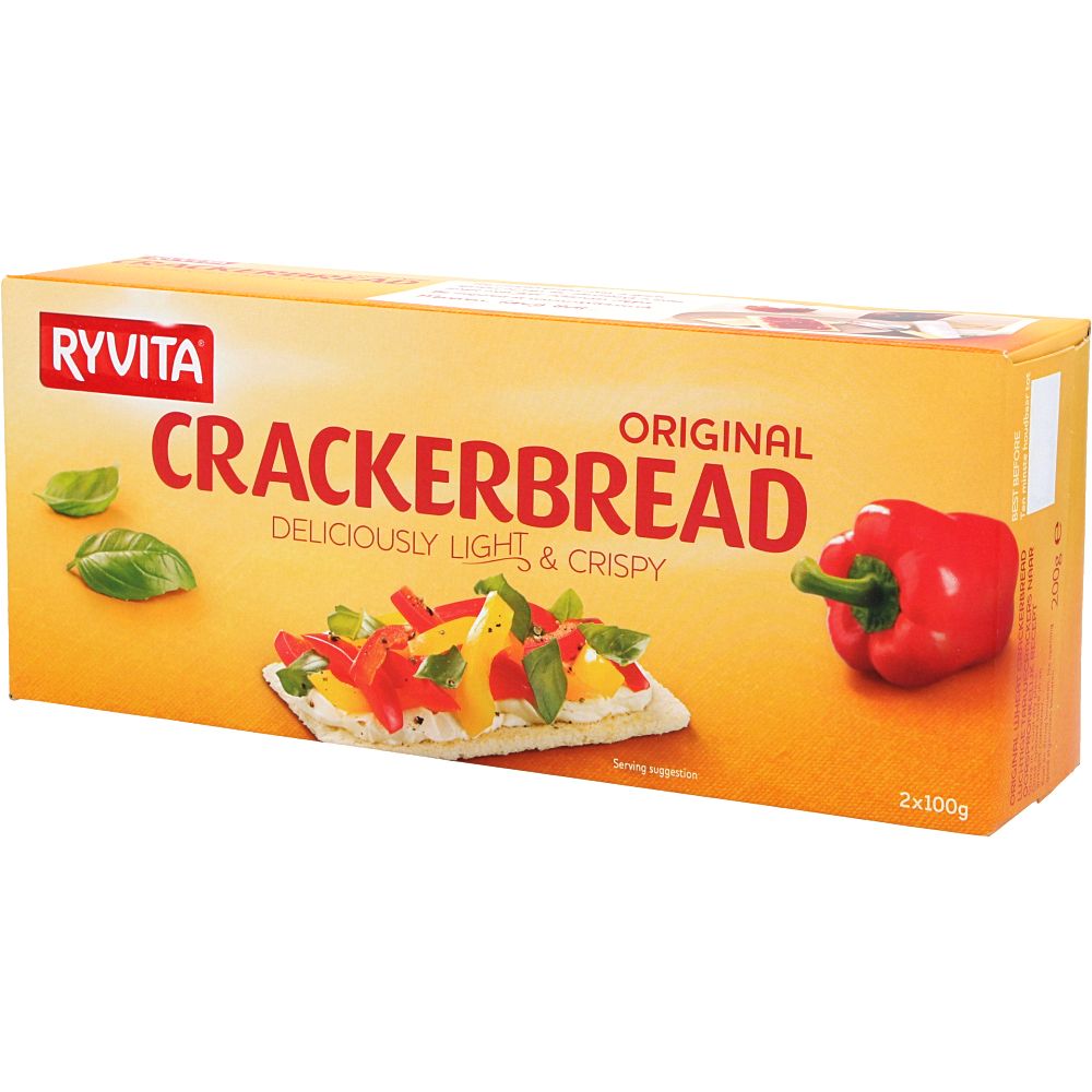  - Ryvita Original Crackerbread Crispy Bread 200g (1)