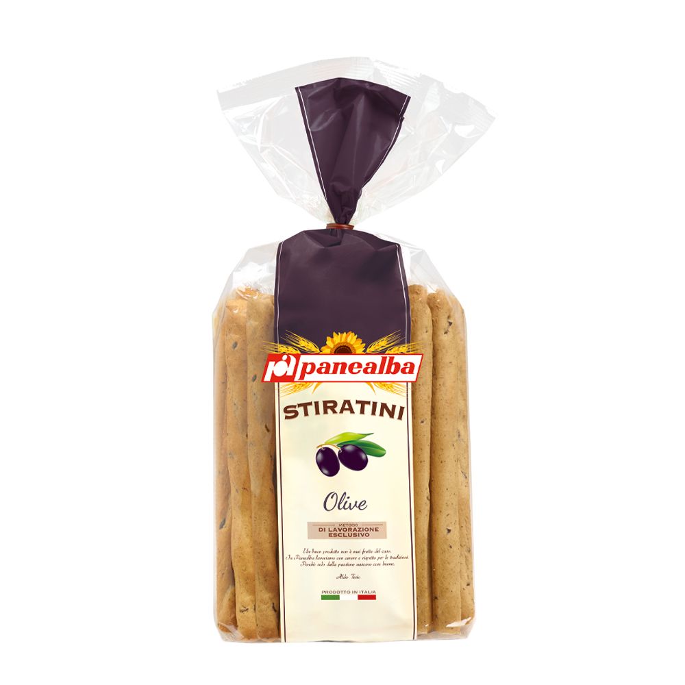  - Panealba Stiratini Black Olive Breadsticks 250g (1)