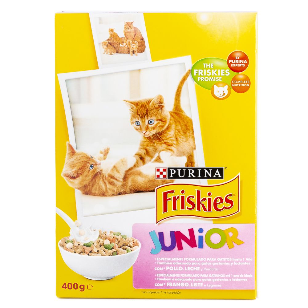  - Friskies Vital Junior Chicken & Milk Cat Food 400g (1)